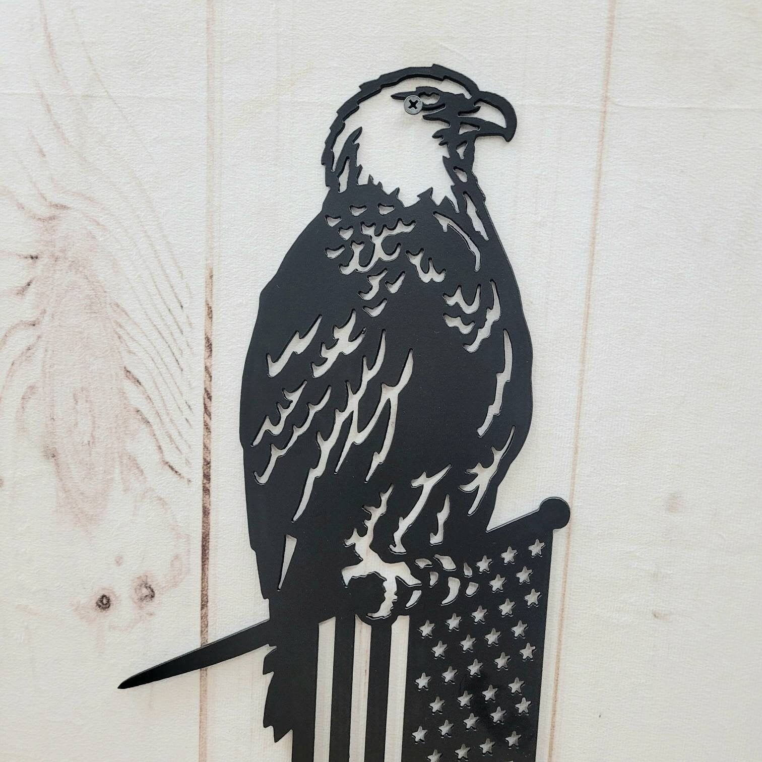 Eagle Flag Metal Garden Stake Metal Garden Stake — alternate angle