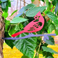 Cardinal Metal Garden Stake Metal Garden Stake — front view on white background