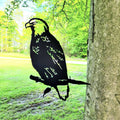 Bald Eagle Metal Garden Stake Metal Garden Stake — front view on white background