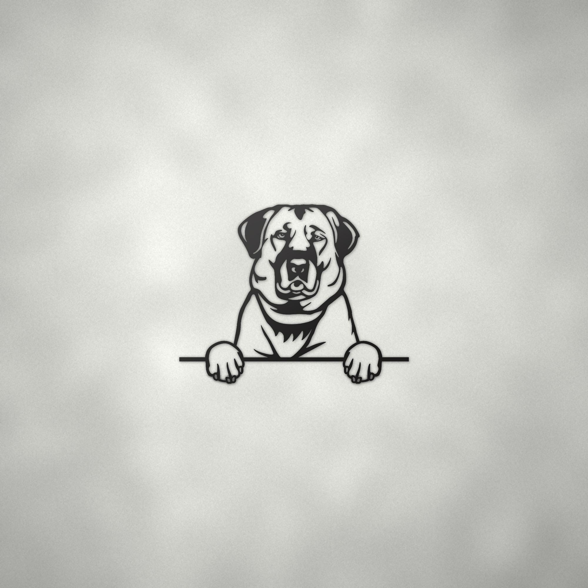 Anatolian Shepherd Dog Lover Gift Metal Dog Sign — alternate angle
