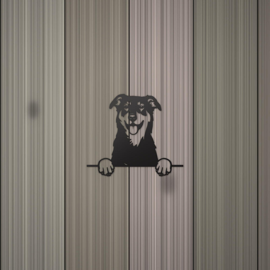 Beauceron Dog Lover Gift Metal Dog Sign — detail view