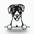 Blue Lacy Dog Lover Gift Metal Dog Sign — front view on white background