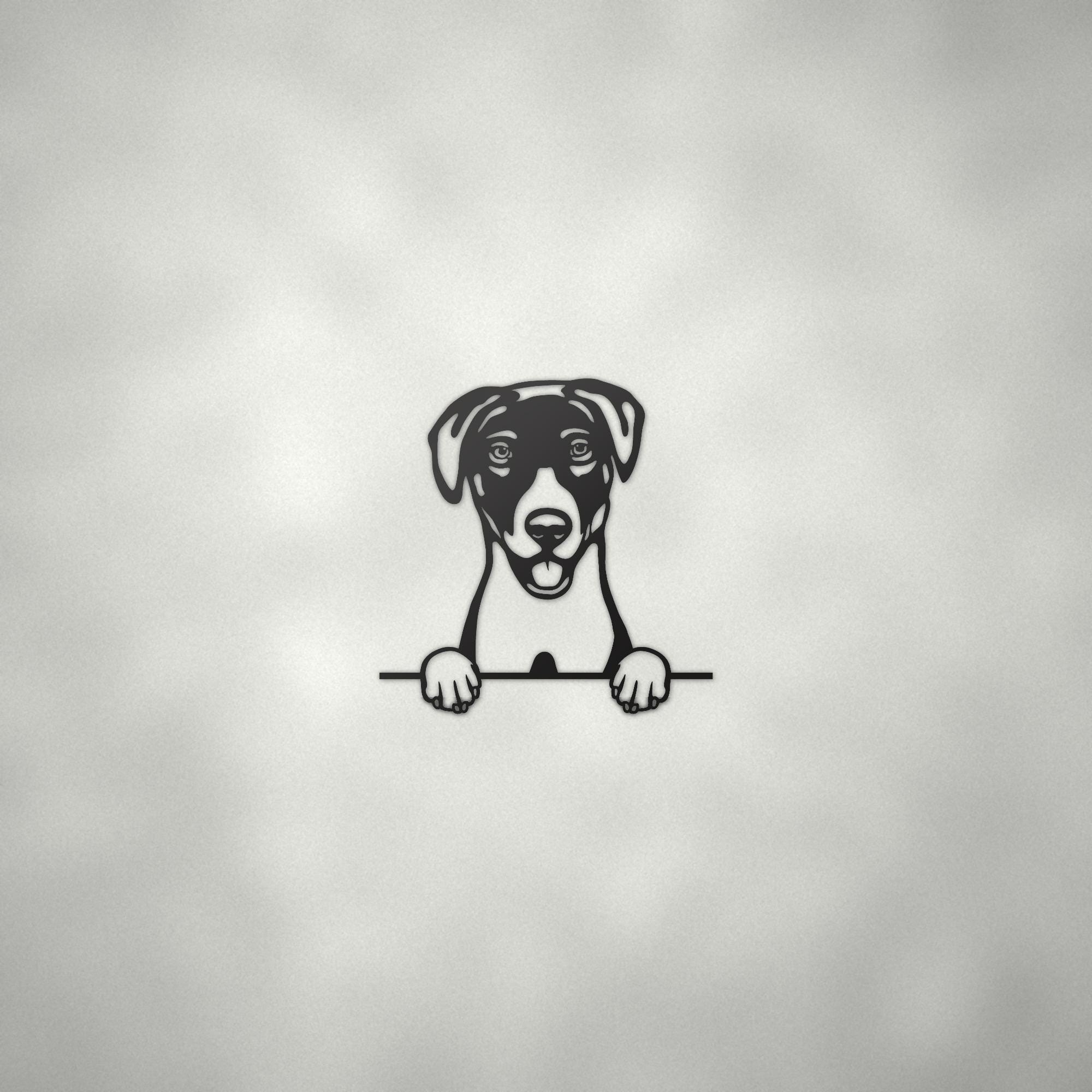 Blue Lacy Dog Lover Gift Metal Dog Sign — alternate angle