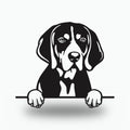Bluetick Coonhound Dog Lover Gift Metal Dog Sign — front view on white background
