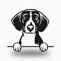 Borador Dog Lover Gift Metal Dog Sign — front view on white background