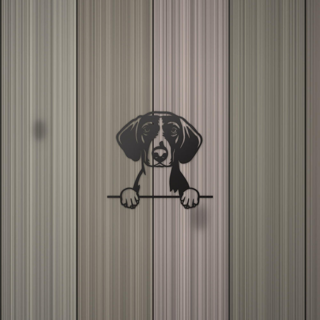 Borador Dog Lover Gift Metal Dog Sign — detail view