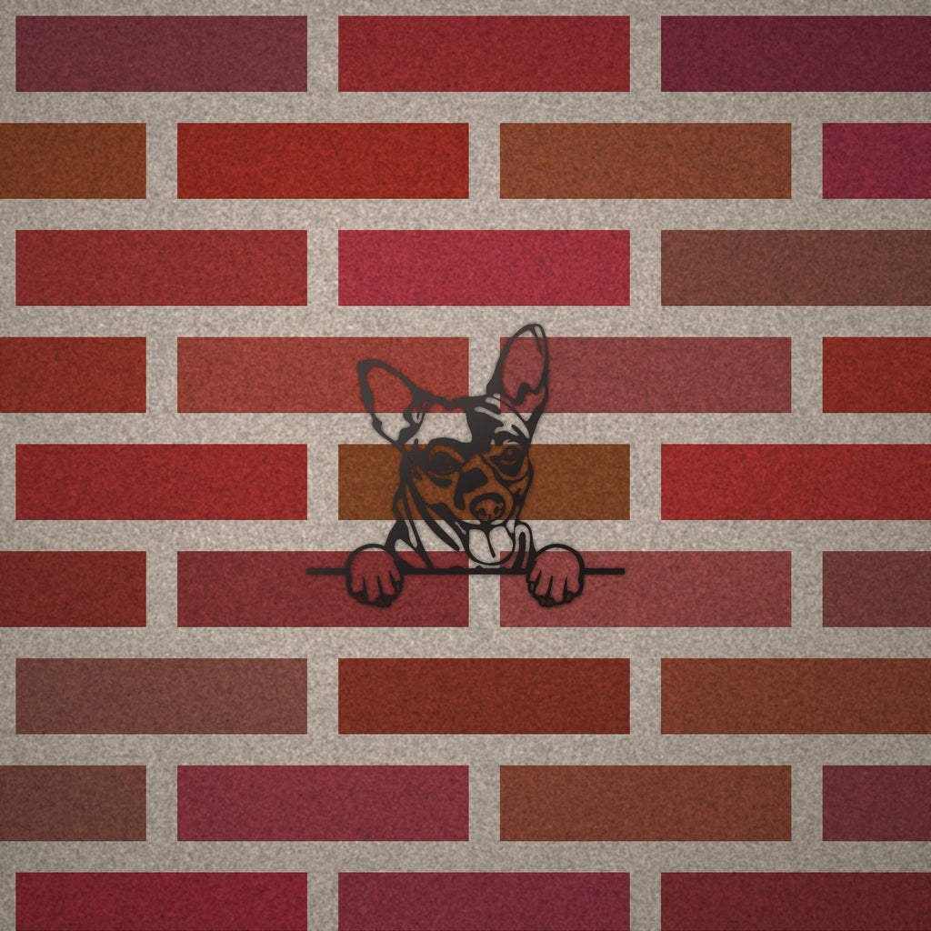 Chihuahua Dog Lover Gift Metal Dog Sign — alternate angle