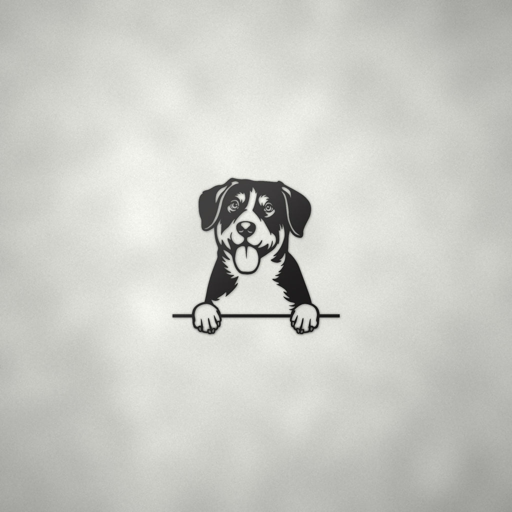 Entlebucher Mountain Dog Lover Gift Metal Dog Sign — alternate angle