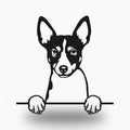 Rat Terrier Dog Lover Gift Metal Dog Sign — front view on white background