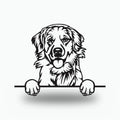 Labrador Retriever - Alternate Art Dog Lover  Metal Dog Sign — front view on white background