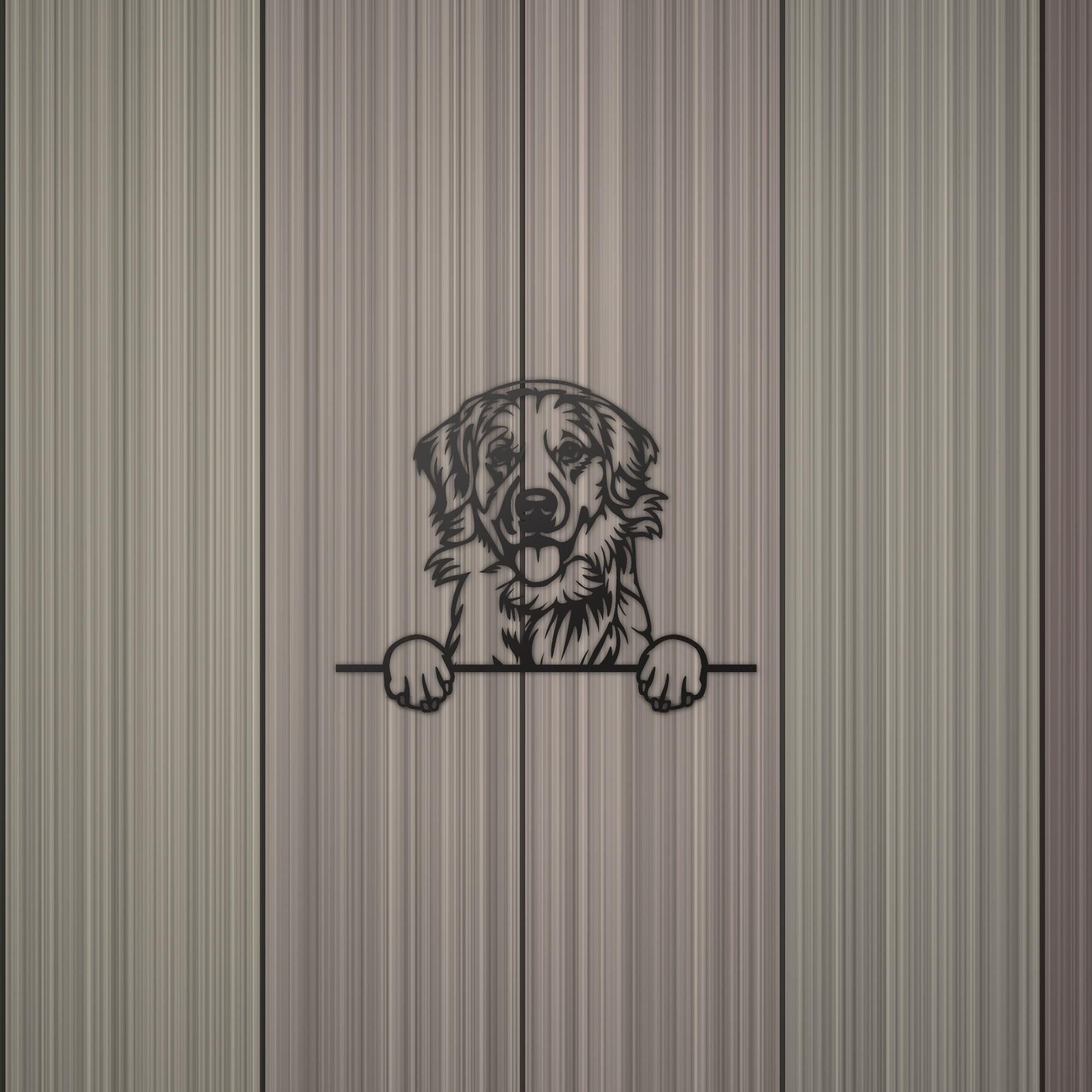 Labrador Retriever - Alternate Art Dog Lover  Metal Dog Sign — detail view