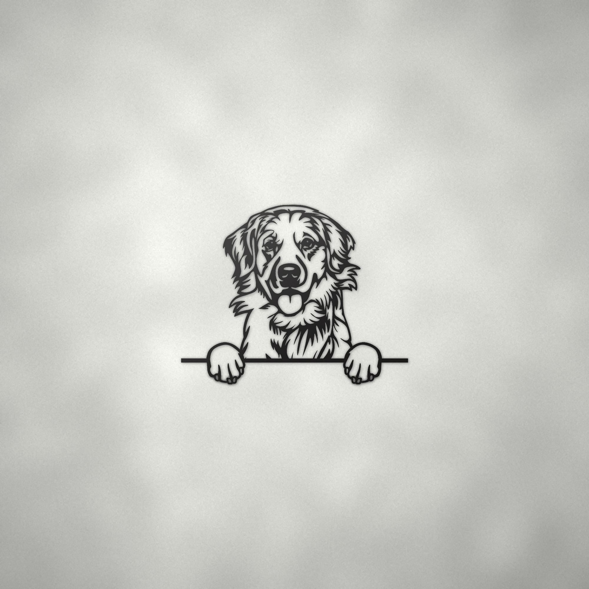 Labrador Retriever - Alternate Art Dog Lover  Metal Dog Sign — alternate angle