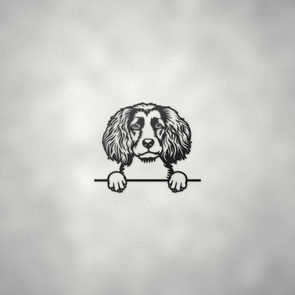 Boykin Spaniel Dog Lover Gift Metal Dog Sign — alternate angle