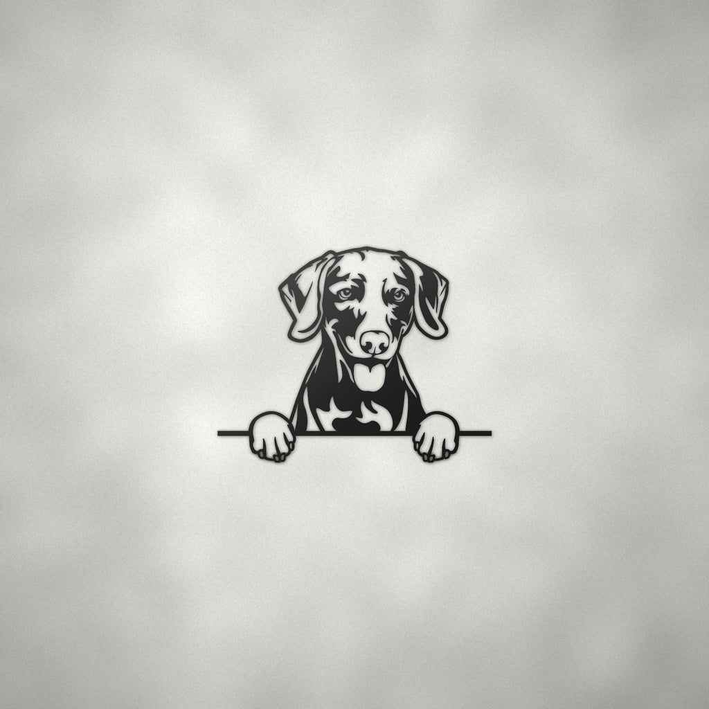 Weimaraner Dog Lover Gift Metal Dog Sign — alternate angle