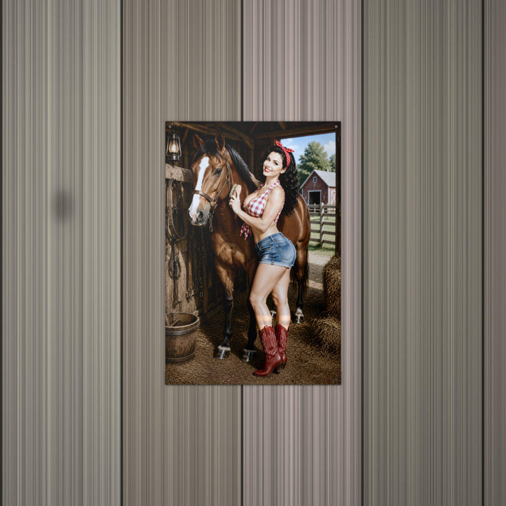 Stable Sweetheart Aluminum Sign — alternate angle