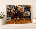 Volleyball Bigfoot Canvas Print Canvas Print — front view on white background