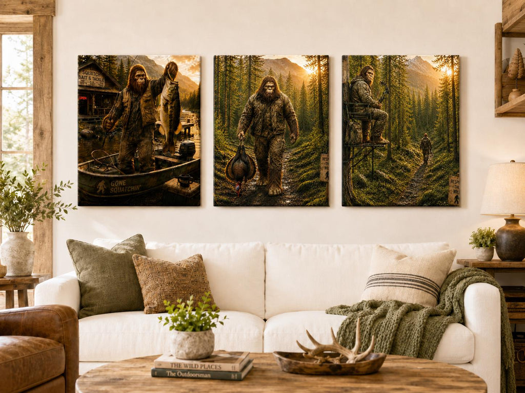 Nurse Bigfoot Canvas Print Canvas Print — alternate angle