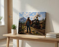 Train Conductor Bigfoot Canvas Print Canvas Print — front view on white background