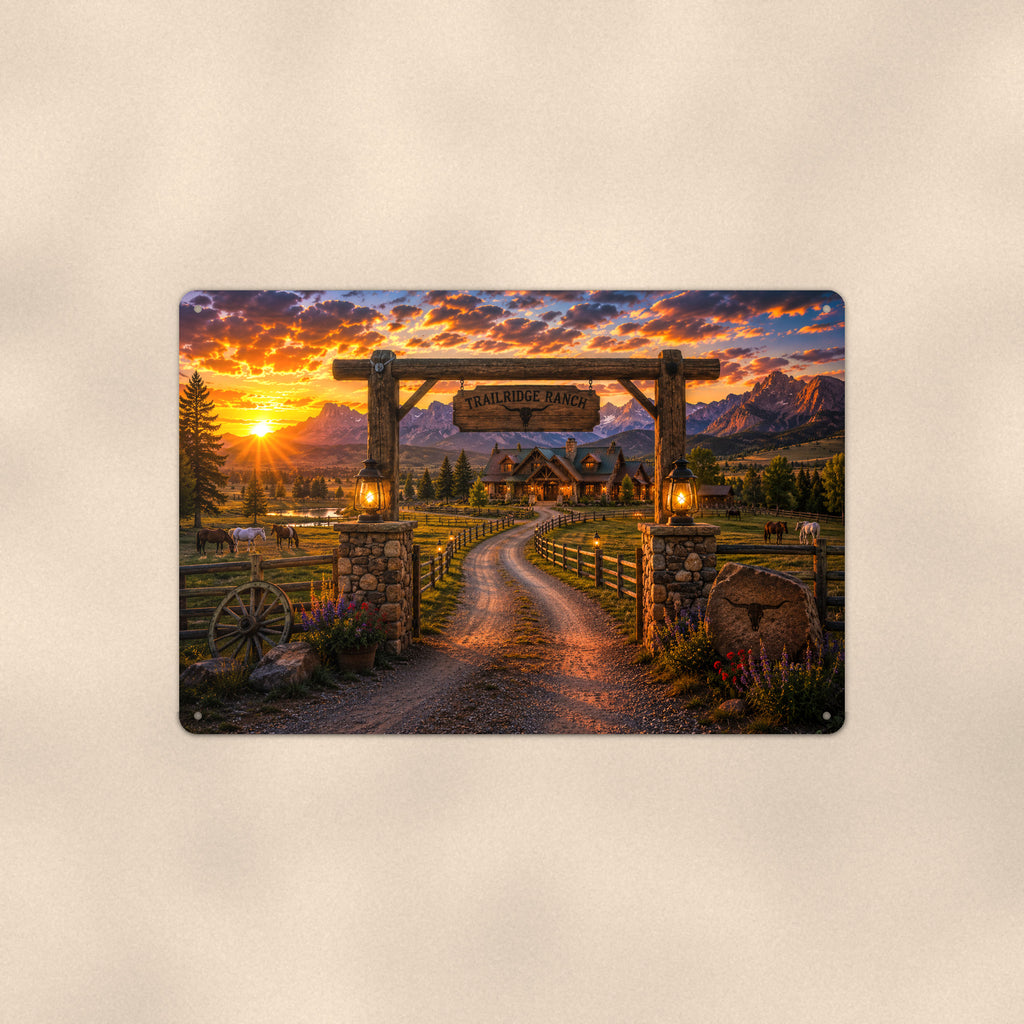 TKG aluminum sign - WES-013-A - view 01 (2026-07-28 set)
