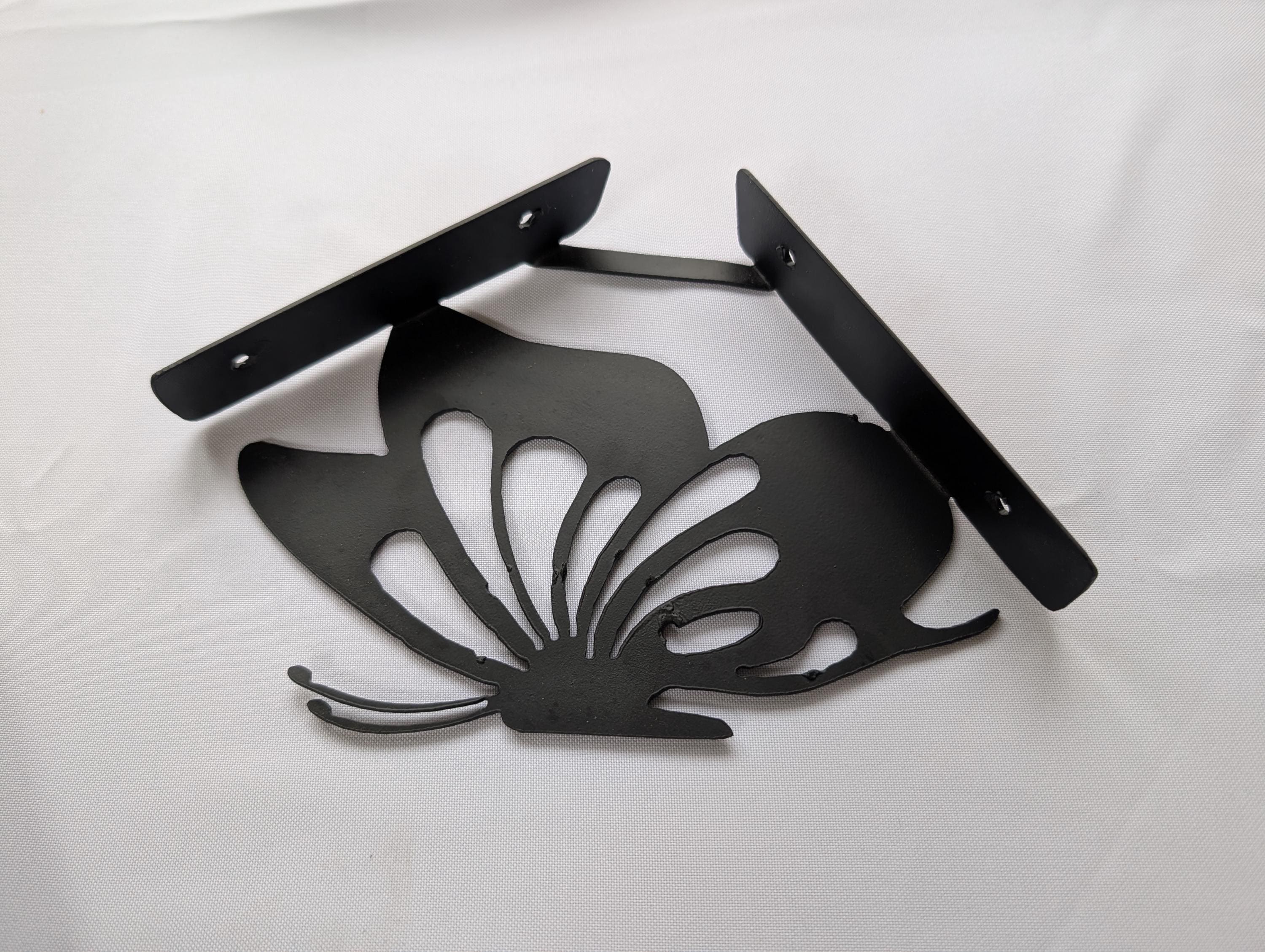 Butterfly Shelf Bracket Set Metal Shelf Bracket — detail view