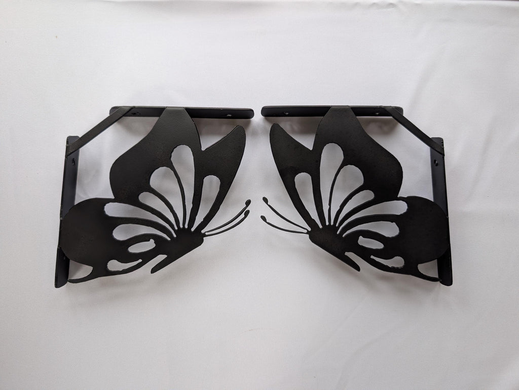 Butterfly Shelf Bracket Set Metal Shelf Bracket — alternate angle