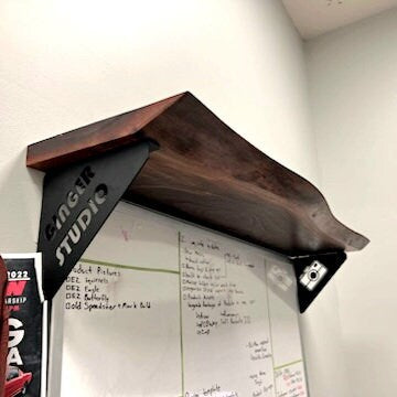Custom Shelf Bracket Metal Shelf Bracket — front view on white background