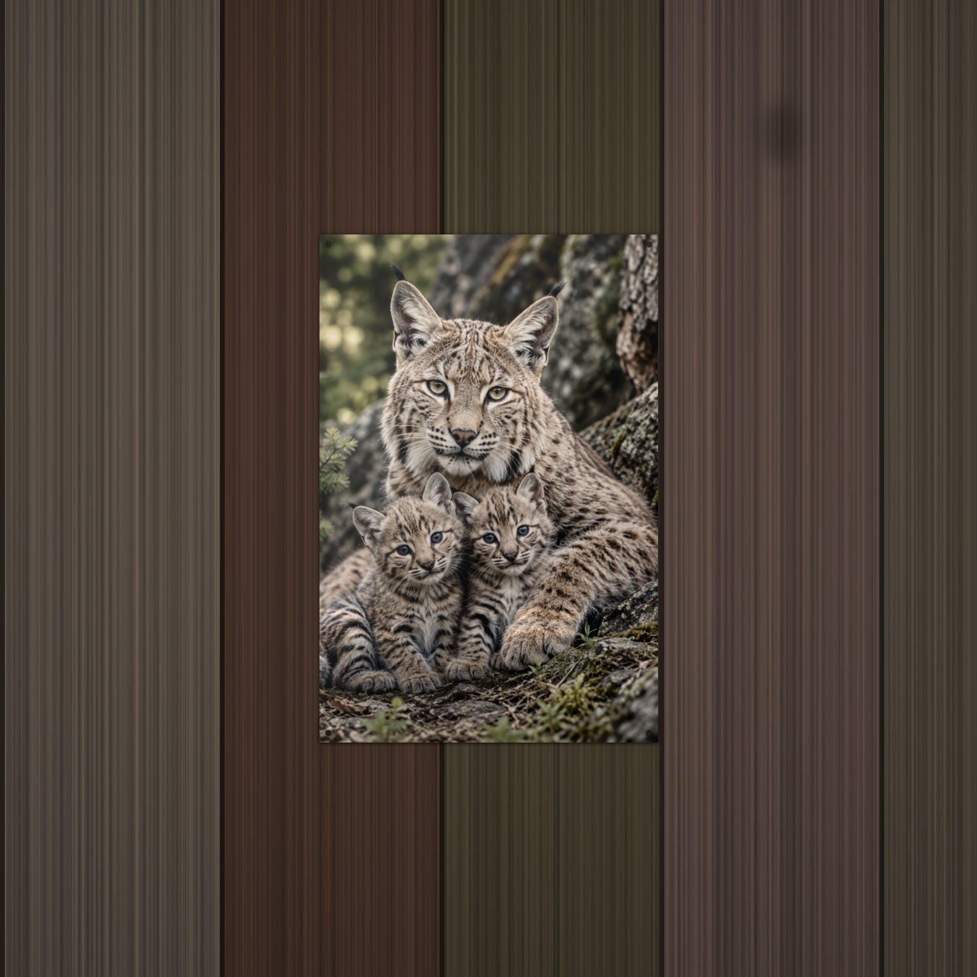 Bobcat Cubs Bobcat Metal Sign Aluminum Sign — detail view