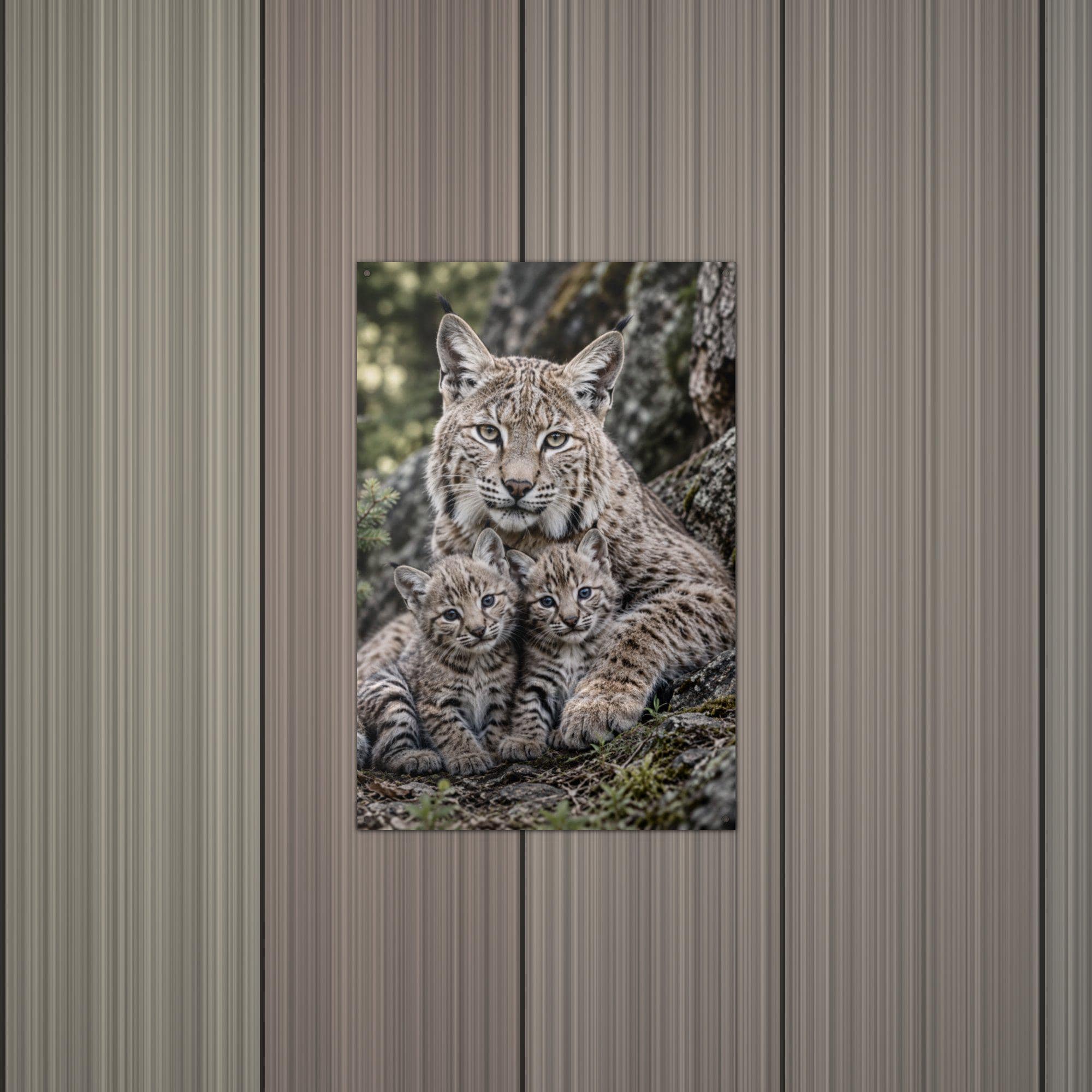 Bobcat Cubs Bobcat Metal Sign Aluminum Sign — alternate angle