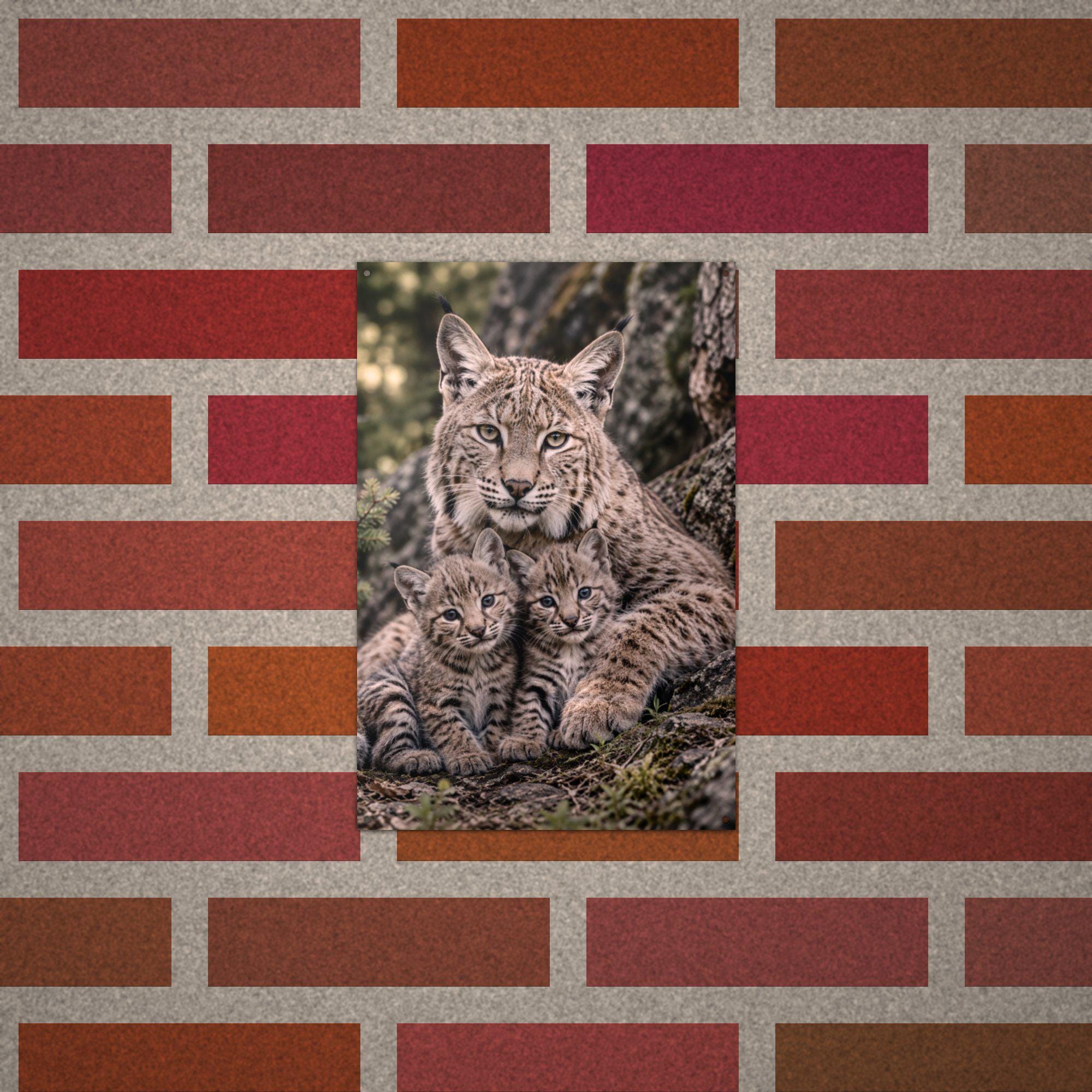 Bobcat Cubs Bobcat Metal Sign Aluminum Sign — alternate angle