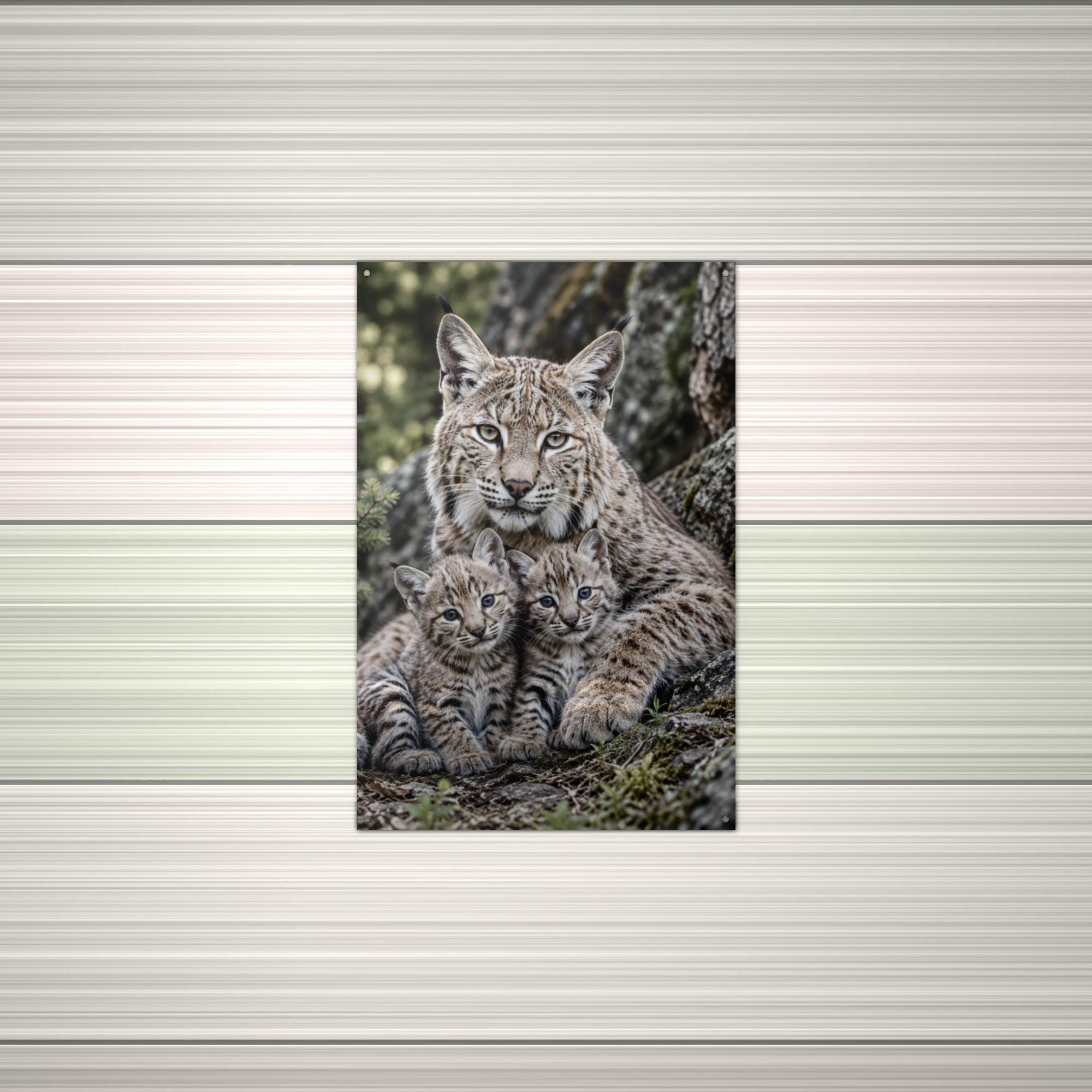 Bobcat Cubs Bobcat Metal Sign Aluminum Sign — alternate angle
