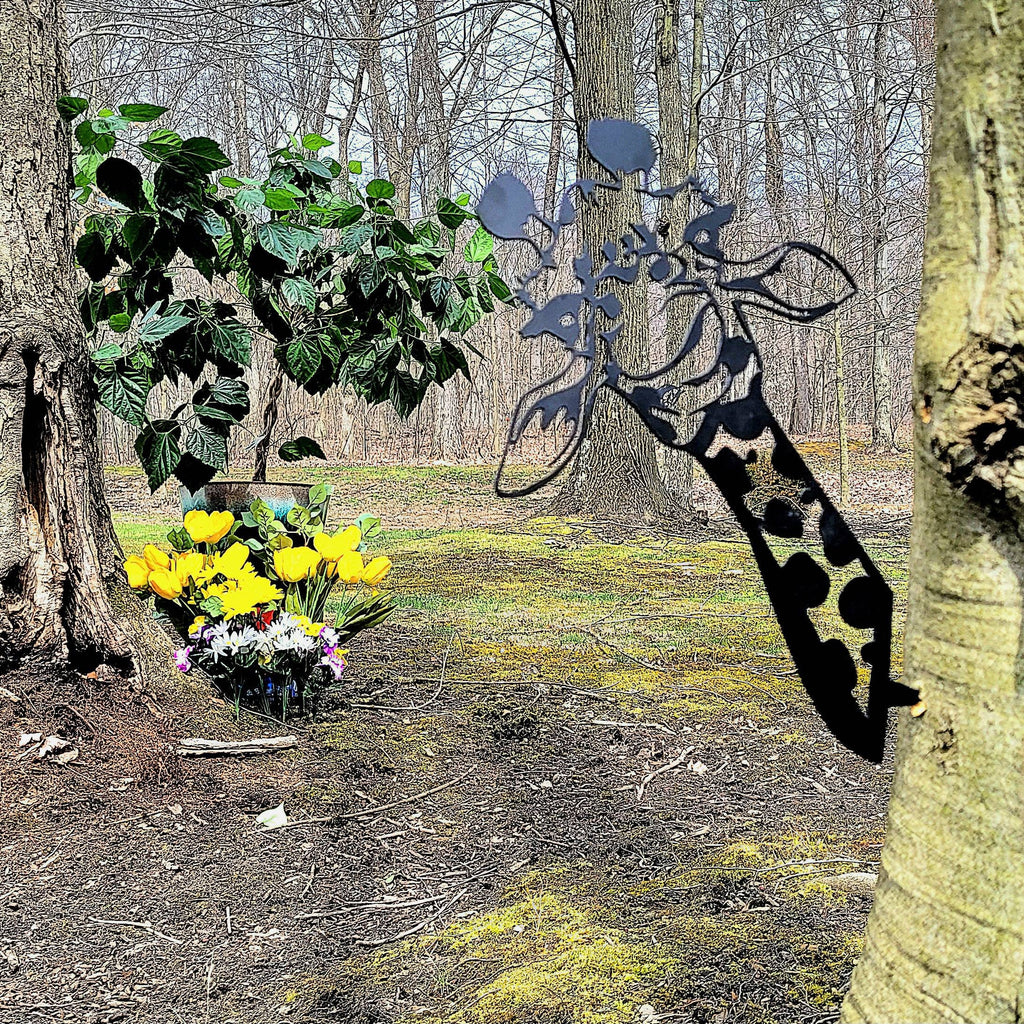 Giraffe Metal Garden Stake Metal Garden Stake — alternate angle