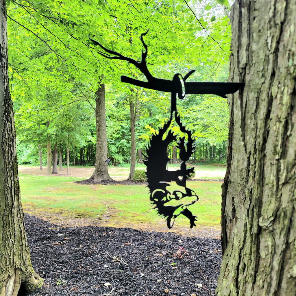 Opossum Metal Garden Stake Metal Garden Stake — alternate angle