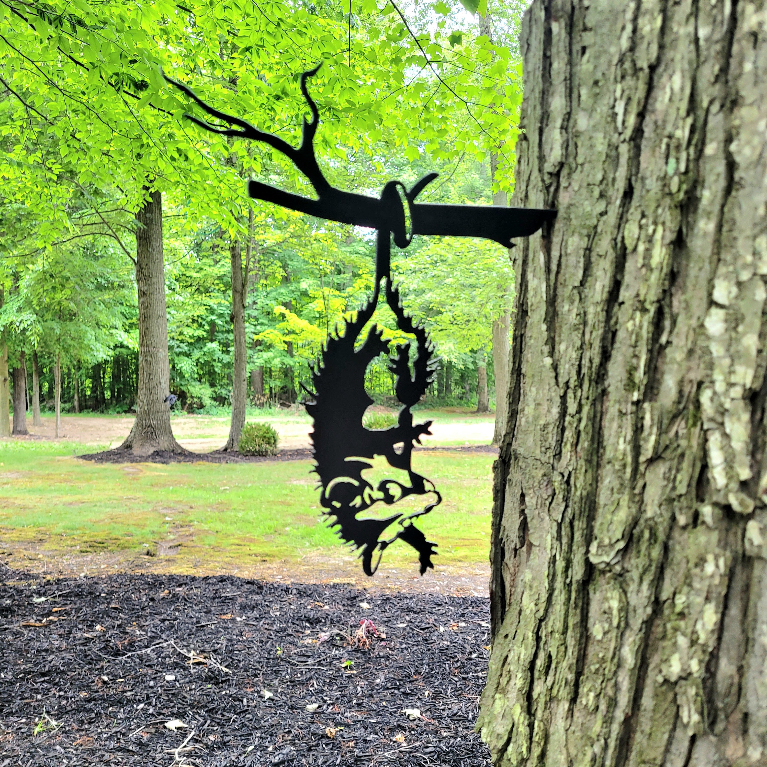 Opossum Metal Garden Stake Metal Garden Stake — alternate angle