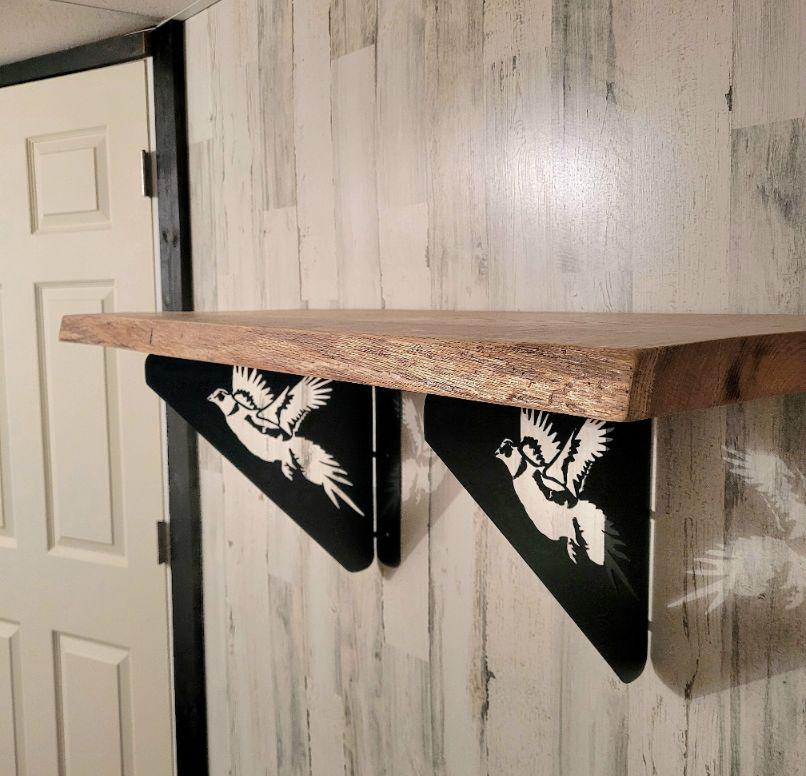 Bear Shelf Bracket Metal Shelf Bracket — lifestyle setting