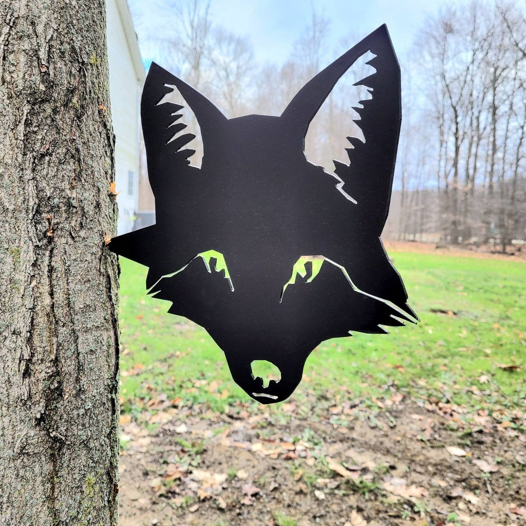 Fox Metal Garden Stake Metal Garden Stake — alternate angle