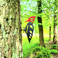 Woodpecker Metal Garden Stake Metal Garden Stake — front view on white background