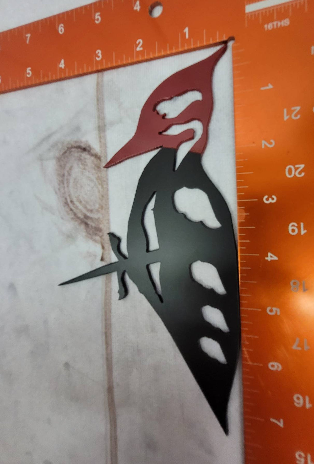 Woodpecker Metal Garden Stake Metal Garden Stake — alternate angle