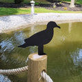 Seagull Metal Garden Stake Metal Garden Stake — front view on white background