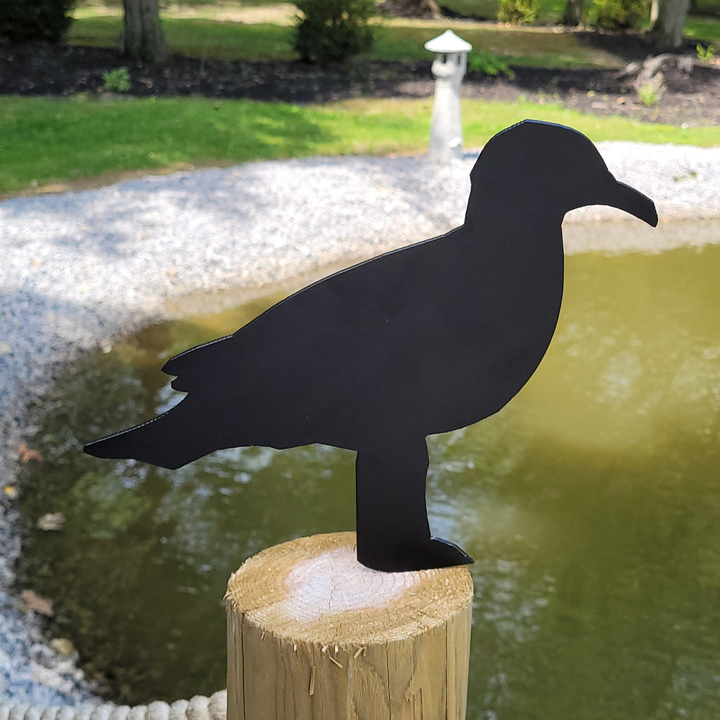 Seagull Metal Garden Stake Metal Garden Stake — lifestyle setting