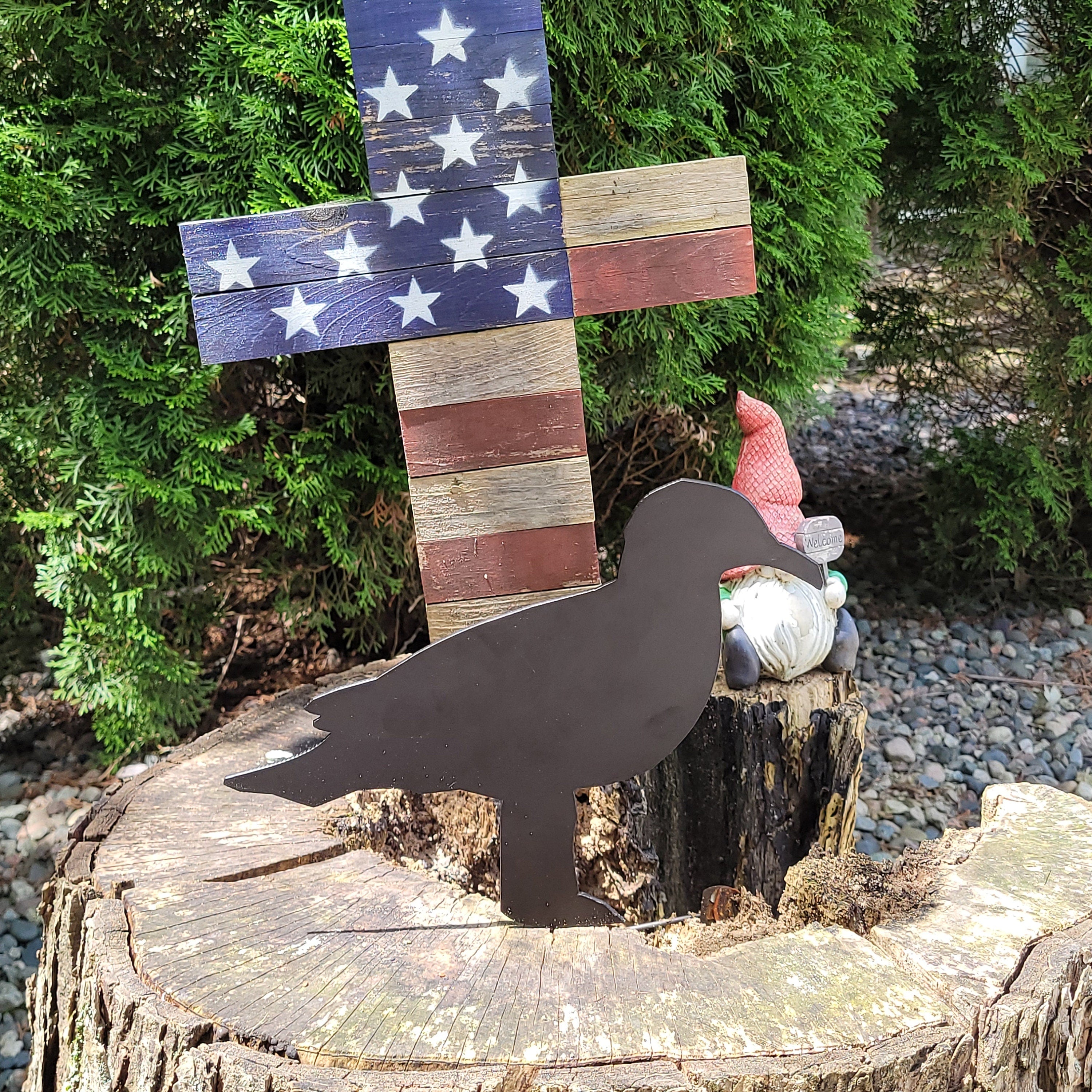 Seagull Metal Garden Stake Metal Garden Stake — alternate angle