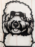 Goldendoodle Metal Art Sign Aluminum Sign — front view on white background