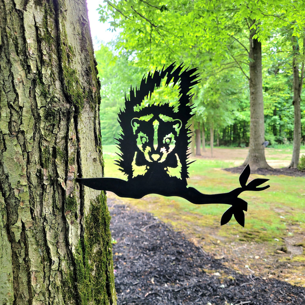 Skunk Metal Garden Stake Metal Garden Stake — alternate angle