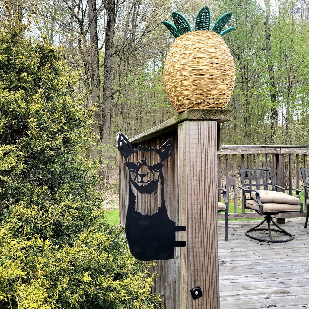 Alpaca Metal Garden Stake Metal Garden Stake — alternate angle