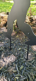 Ground Stake Add-On Metal Garden Stake — front view on white background