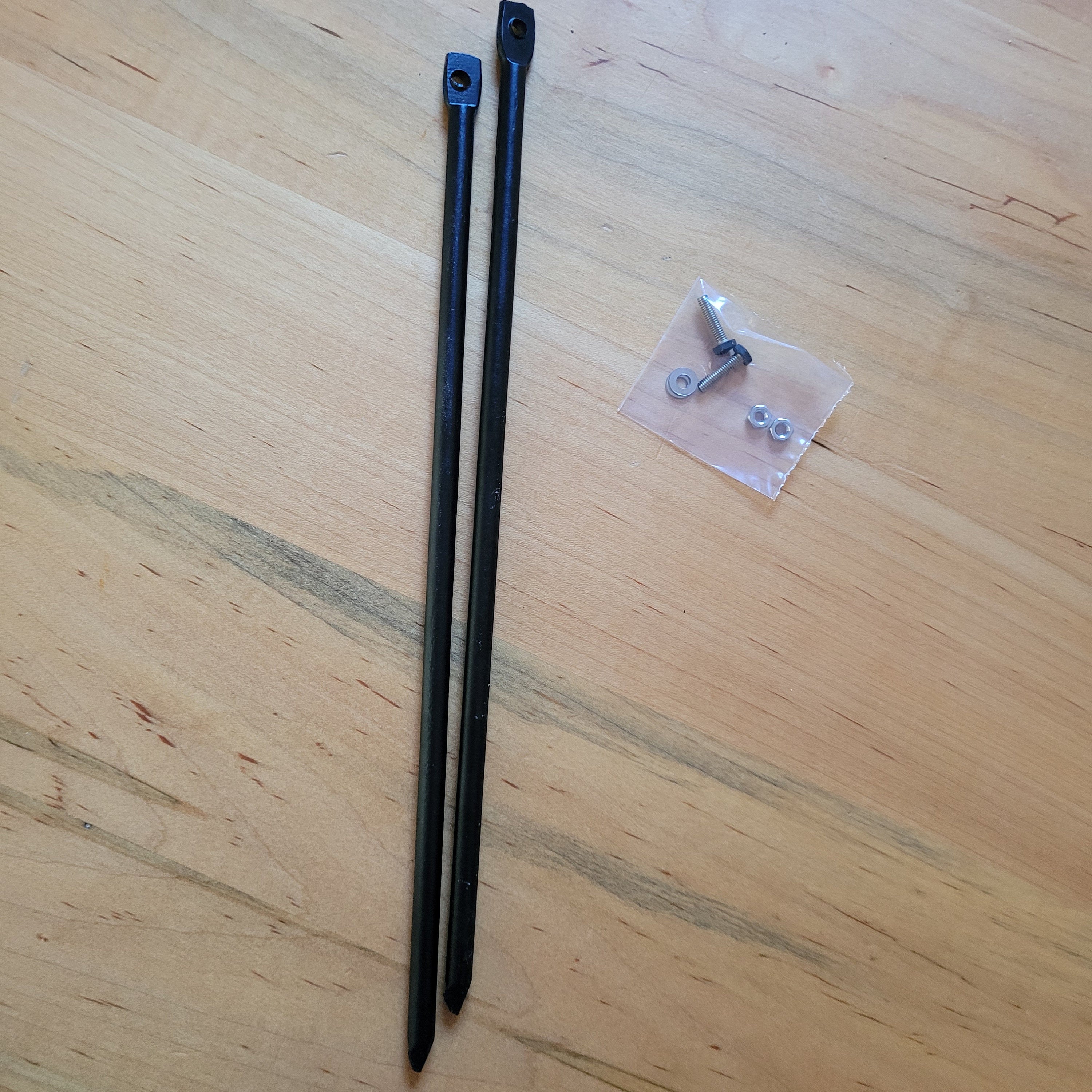 Ground Stake Add-On Metal Garden Stake — alternate angle