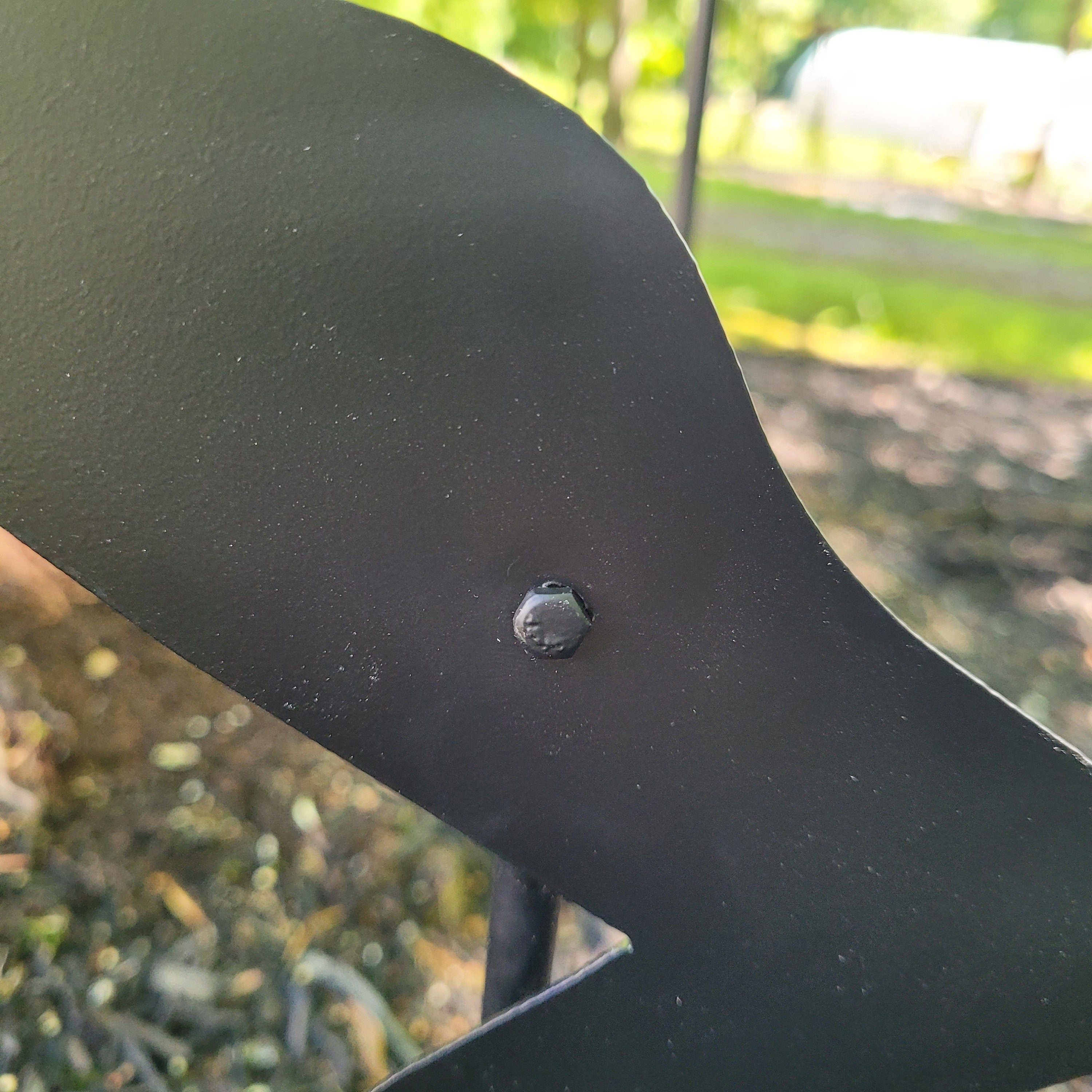 Ground Stake Add-On Metal Garden Stake — alternate angle