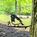 Robin Metal Garden Stake Metal Garden Stake — front view on white background