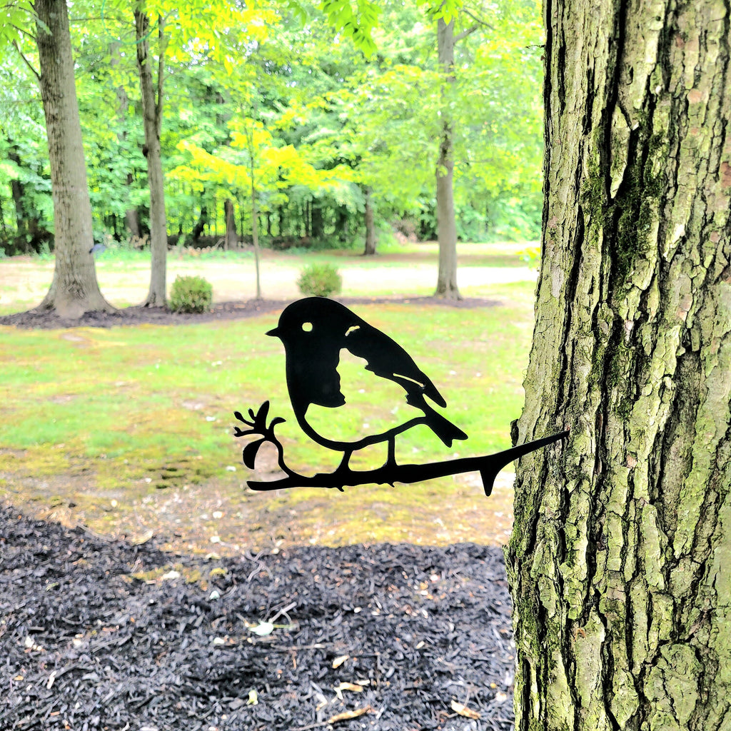 Robin Metal Garden Stake Metal Garden Stake — alternate angle