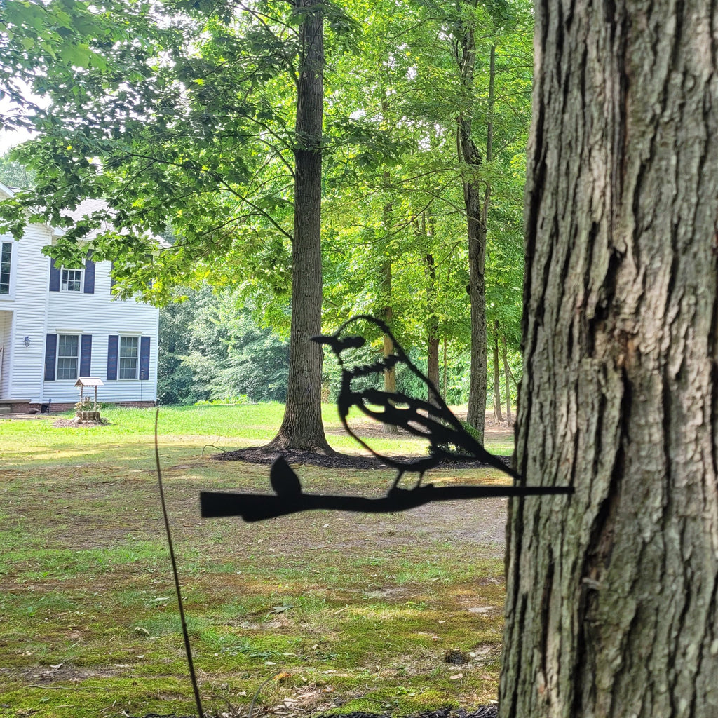 Bluebird Metal Garden Stake Metal Garden Stake — alternate angle