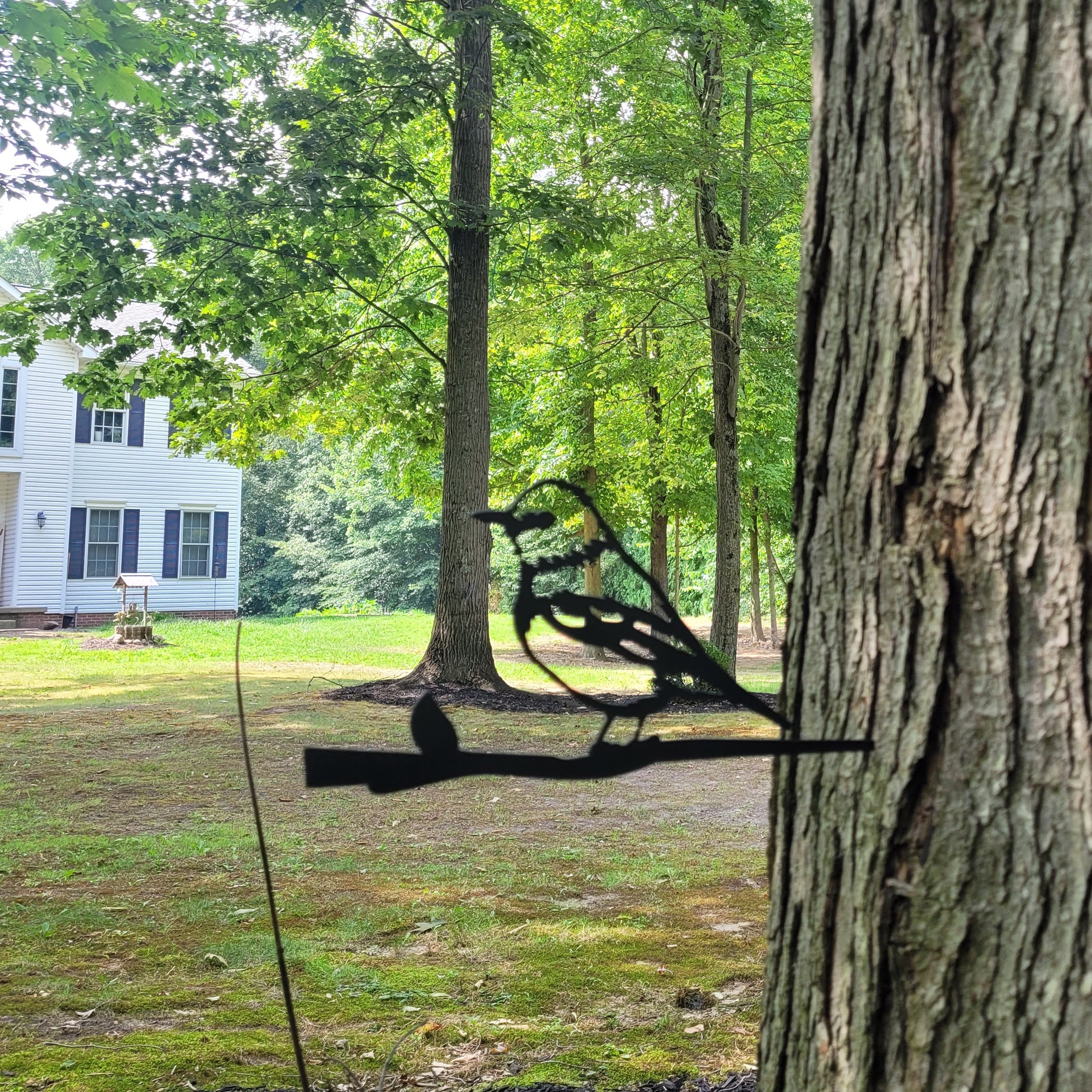 Bluebird Metal Garden Stake Metal Garden Stake — alternate angle